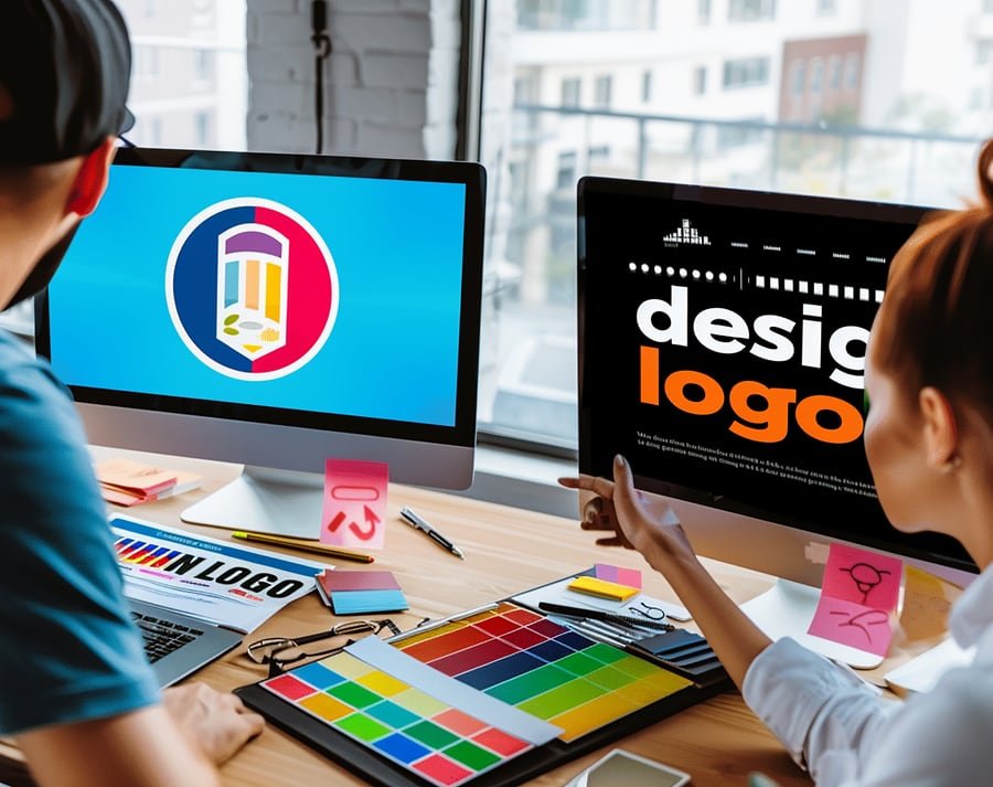 Our brand design team at work