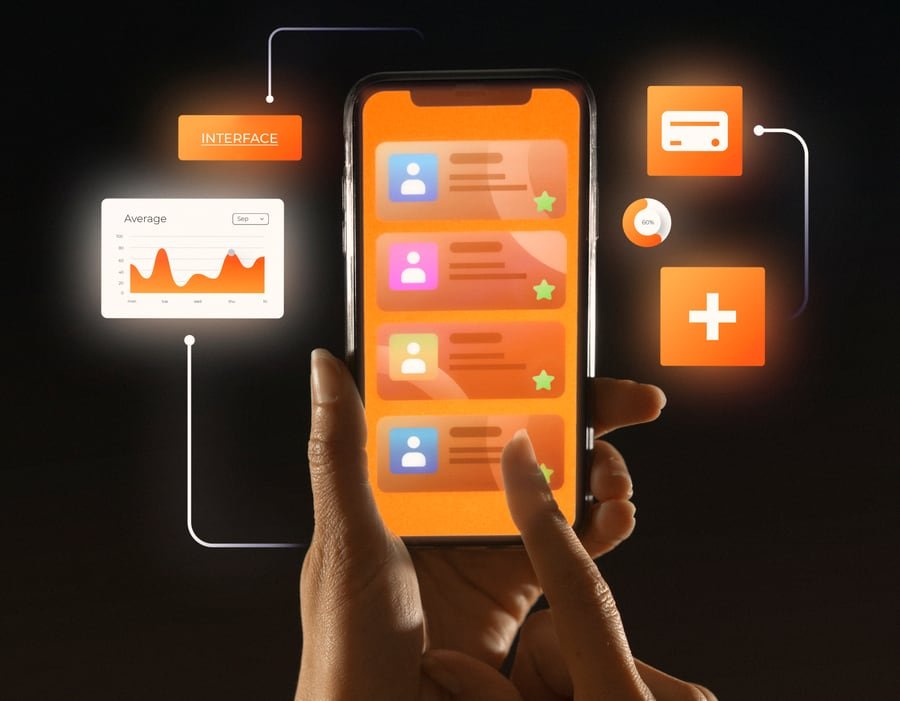 Mobile app in development